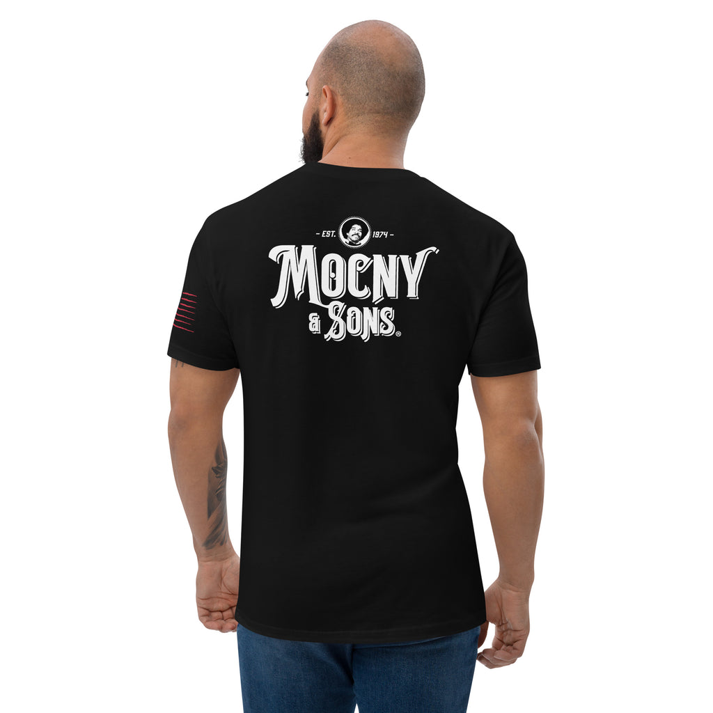The Classic Mocny & Sons Logo T-shirt/ American Flag